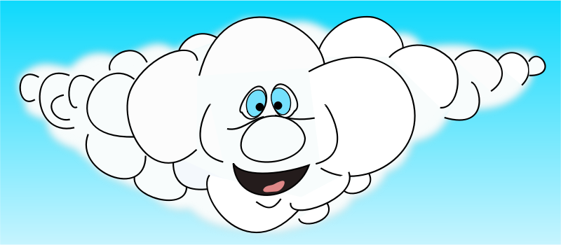Smiling Cloud By Arking   Smiling Cloud Cloud Wolke Cloud Clipart    