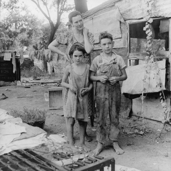 The Great Depression Photo  A Great Depression Family