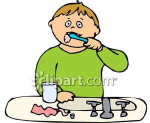 Boy Brushing Teeth Clipart   Clipart Panda   Free Clipart Images