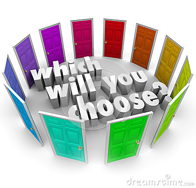 Career Choices Clipart Which Will You Choose Many