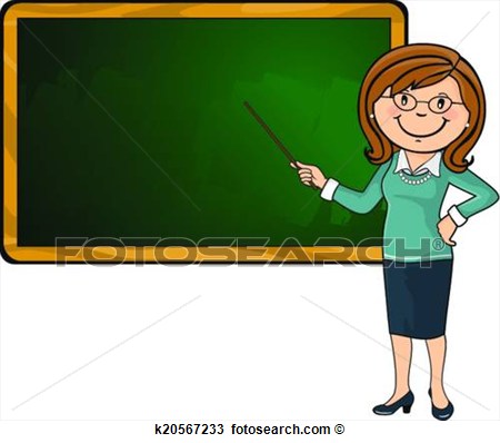 Clipart   Teacher And Blackboard  Fotosearch   Search Clip Art
