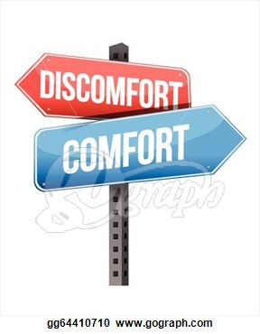 Comforting Someone Clipart Discomfort Versus Comfort Road