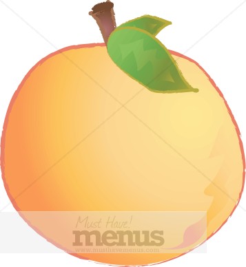 Fuzzy Peach Clipart