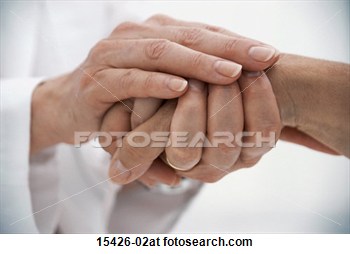 Medical Caregiver S Hand Holding Patient S Hand View Large Photo Image