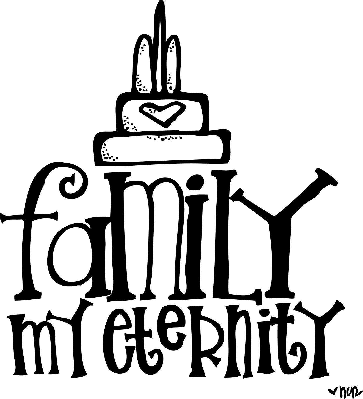 Melonheadz Lds Illustrating  Family      My Eternity