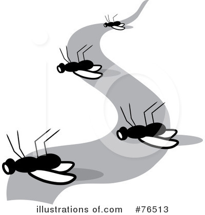 Royalty Free  Rf  Flies Clipart Illustration By Pams Clipart   Stock