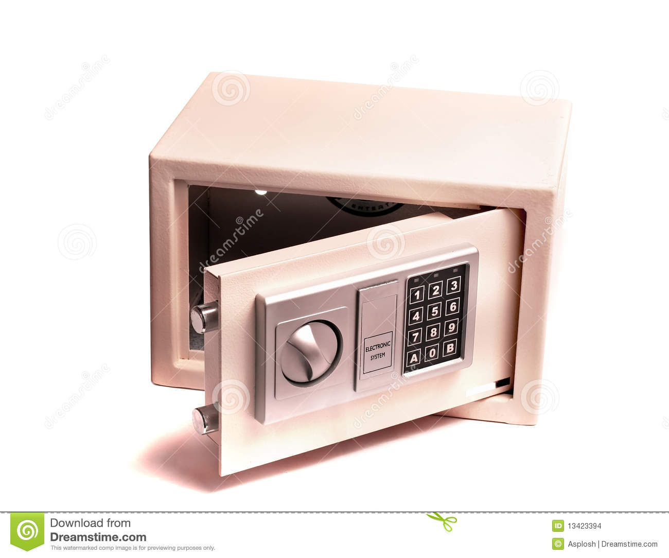 Safe Used For Protecting Valuable Items In The Home Hotel Or Office