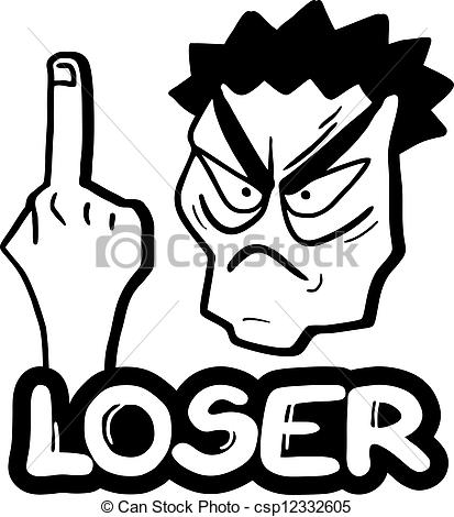 Vector Clipart Of Loser Man   Creative Design Of Loser Man Csp12332605    