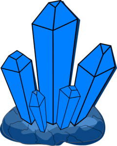 Blue Crystal Clip Art At Clker Com   Vector Clip Art Online Royalty