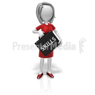 Businesswoman Skills Briefcase   Presentation Clipart   Great Clipart