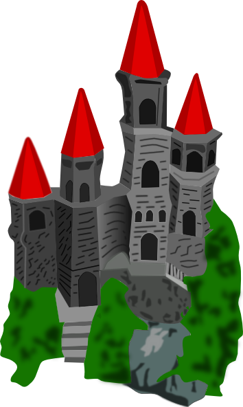 Castle Color Clip Art At Clker Com   Vector Clip Art Online Royalty    