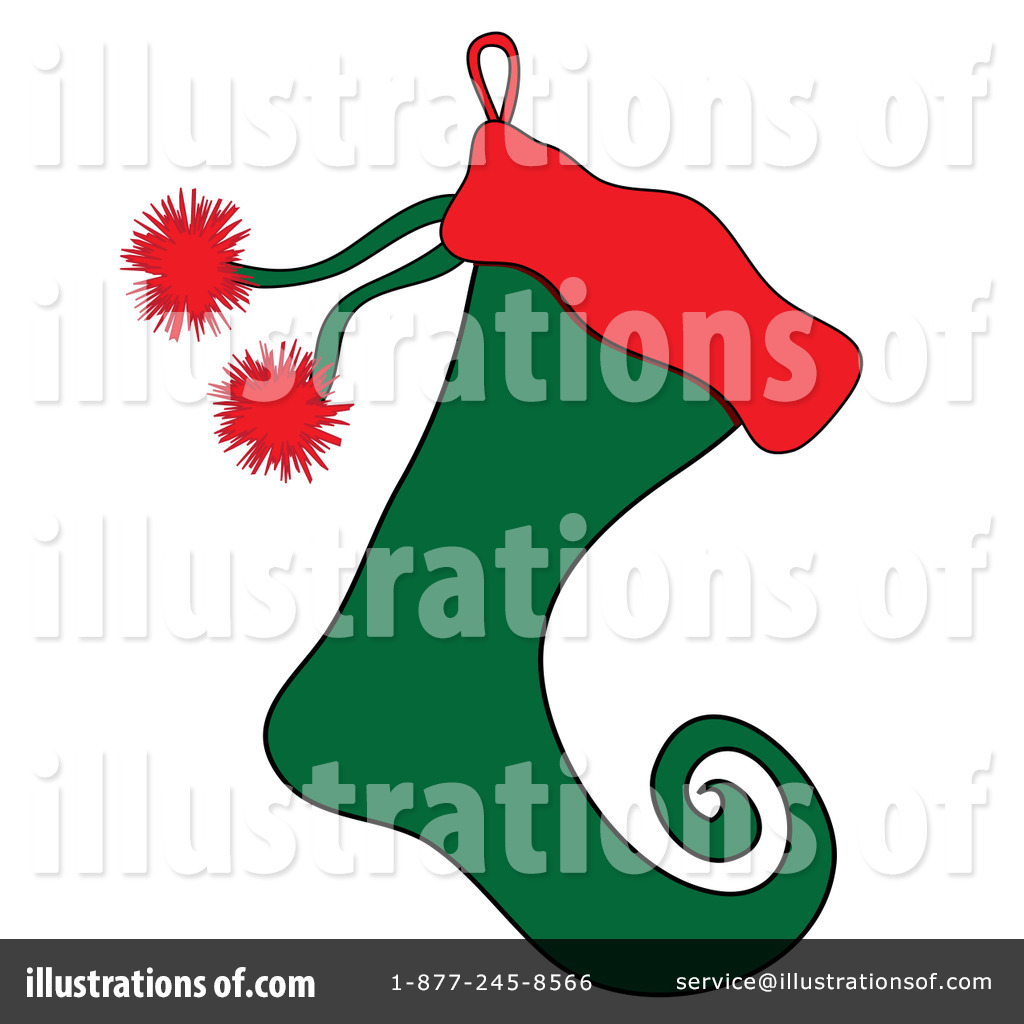 Christmas Stocking Clipart  82350 By Pams Clipart   Royalty Free  Rf