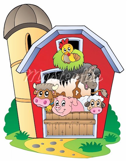 Cute Farm Animals Clipart