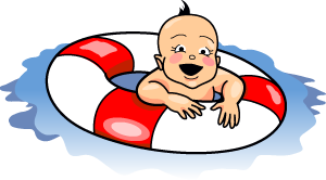 Float Clipart Swimming Baby Png