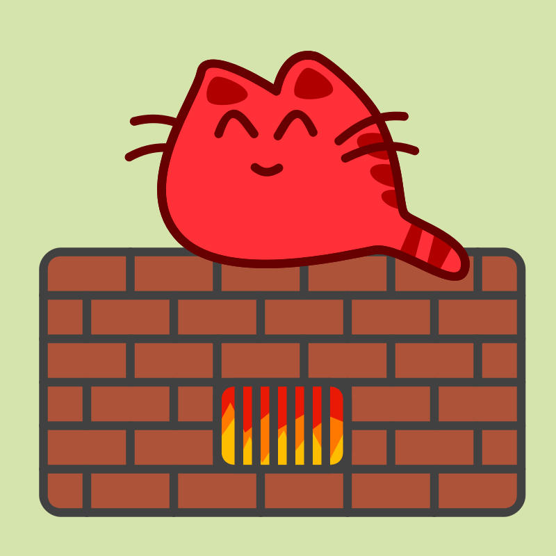 Happy Cat On Warm Oven