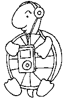 Ipod Clipart Turtle Ipod Black And White Gif