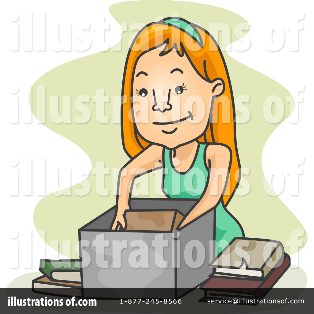 Stash Clipart Royalty Free Rf Organizing Clipart Illustration By Bnp