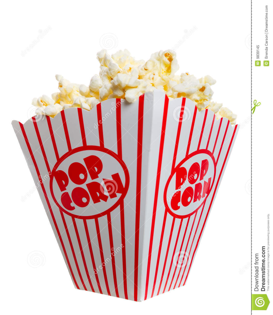 Big Fat Box Of Popcorn Royalty Free Stock Photo   Image  9839145