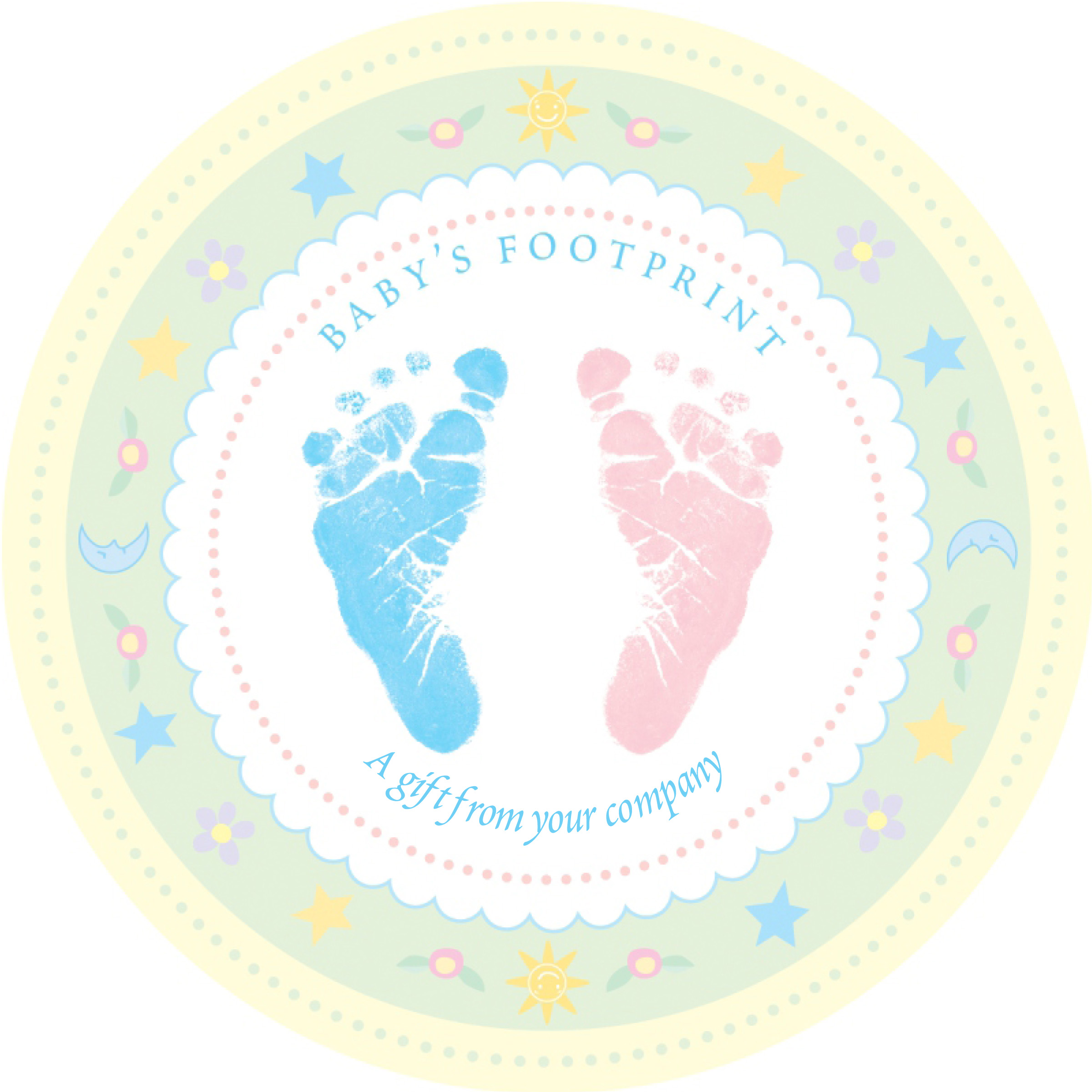 Blue Baby Foot Print   Clipart Best