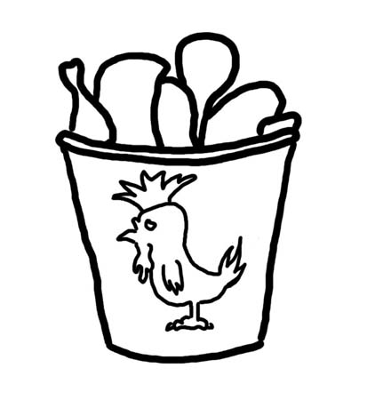 Clipart  Daypage Of Chicken Clipart  Cartoon Hen Clip Art  Popcorn