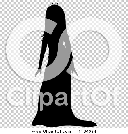Clipart Of A Silhouetted Miss America Beauty Pageant Winner   Royalty