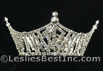 Crystal Miss America Pageant Crown Tiara Replica Wm
