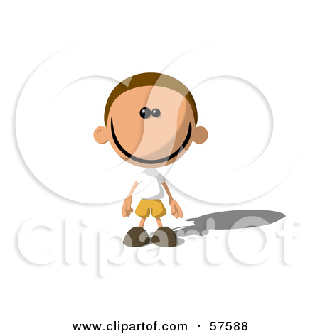 Free  Rf  Clipart Illustration Of A Happy Little Boy Smiling By Julos