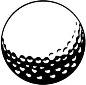 Golf Ball Dg Vinyl Clip Art Rf Royalty Free Golf