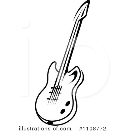 Guitar Clipart  1108772 By Seamartini Graphics   Royalty Free  Rf
