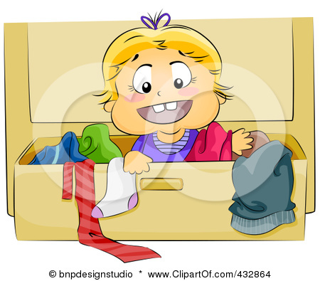 Put Away Clothes Clipart Outgrown For Her Picture