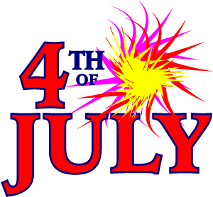 4th Of July Firecracker Banner Graphic
