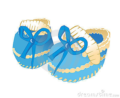 Blue Baby Booties Clipart Baby Booties 17967506 Jpg