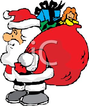 Christmas Gift Bag Clipart 0511 1012 2222 1459 Fat Little Santa