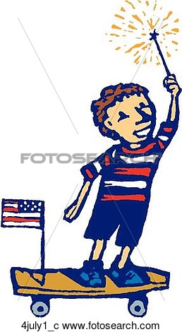 Clipart   4th Of July 1  Fotosearch   Search Clip Art Illustration