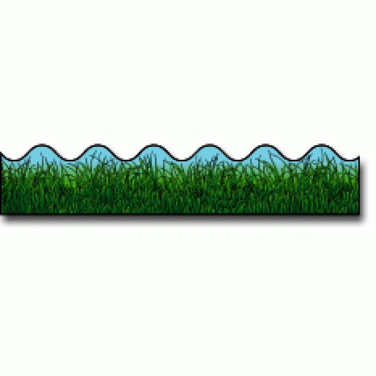 Grass Border  Frame Your Bulletin Boards And Windows Complement