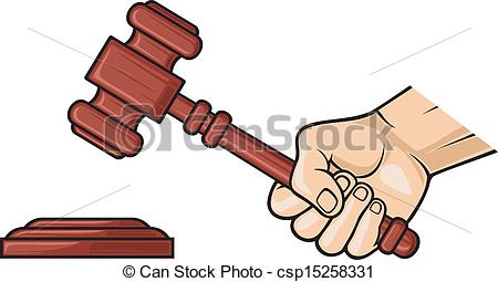 Hand Holding Judges Gavel Gavel    Csp15258331   Search Clip Art    
