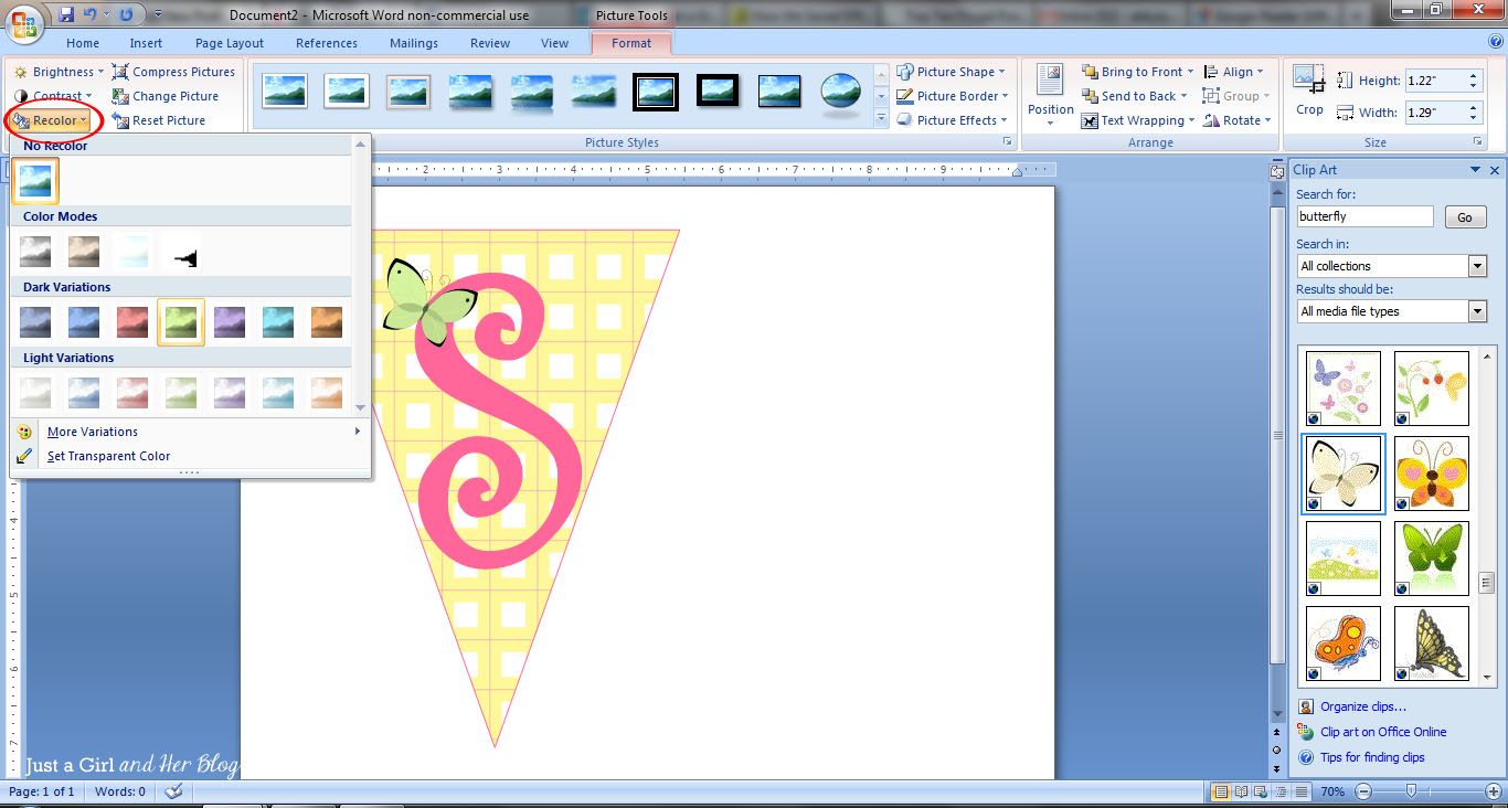 How To Make A Bunting Banner In Word  With Clip Art Tips And Tricks