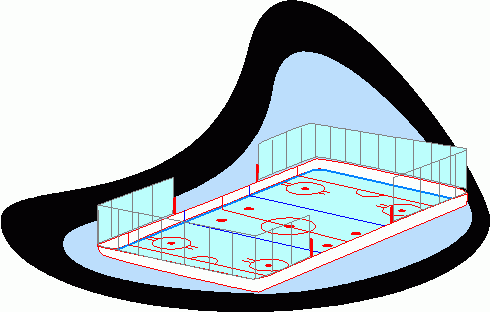 Ice Hockey   Rink 2 Clipart   Ice Hockey   Rink 2 Clip Art