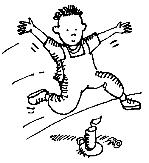 Jack Jumping Over A Candlestick   Language Arts   Clip Art Gallery    