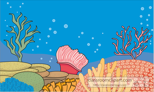Marine Life Clipart   Coral Reef Biome   Classroom Clipart
