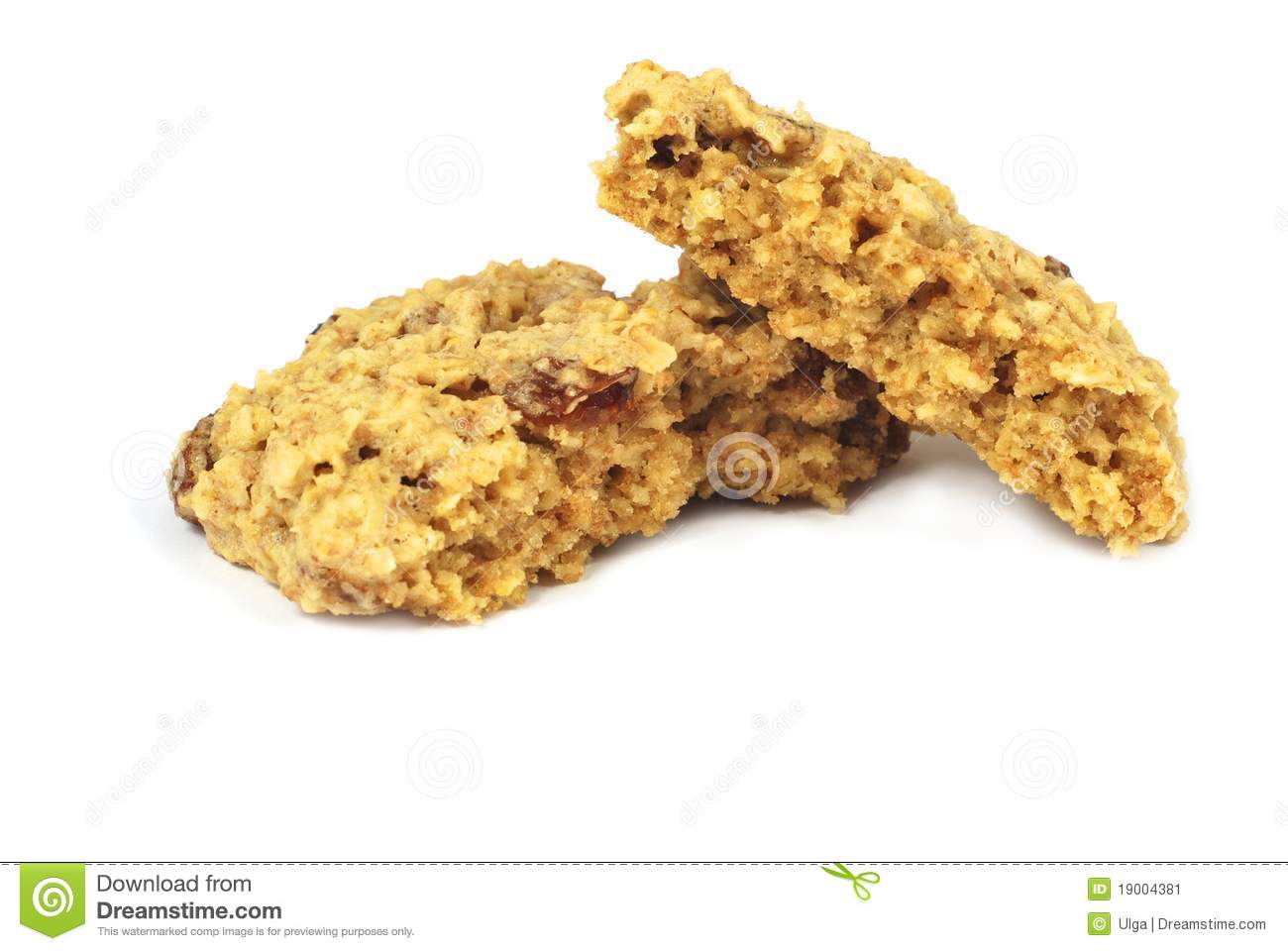 Oatmeal Raisin Cookie Stock Image   Image  19004381