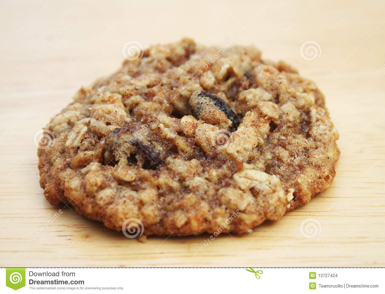 Oatmeal Raisin Cookie Stock Images   Image  13727424