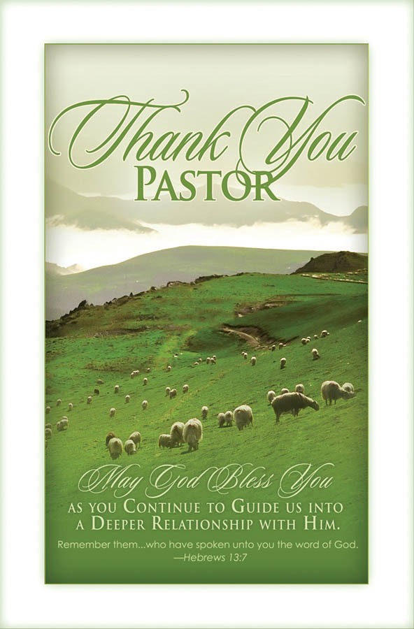 Pastor Anniversary Clipart Thank You Pastor   Regular