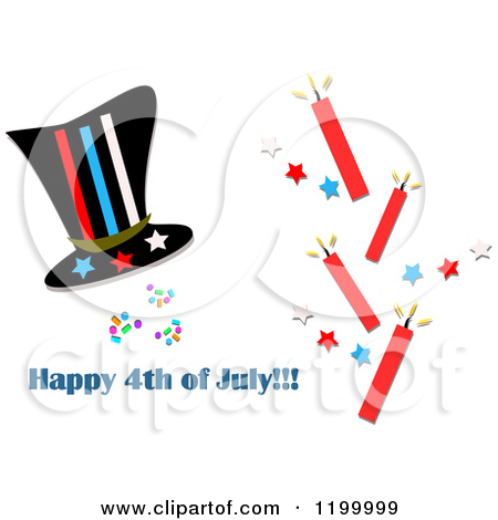 Royalty Free  Rf  Happy 4th Of July Clipart   Illustrations  1
