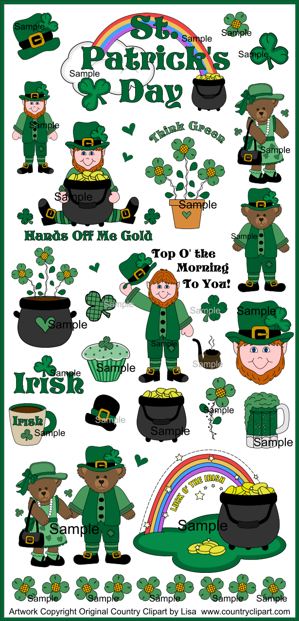 St Patrick S Day Artwork Graphics Clipart Samples
