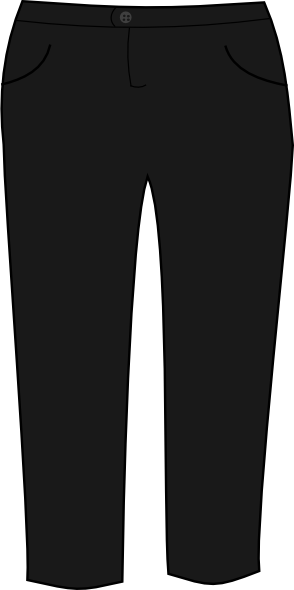 Trousers Black Clip Art At Clker Com   Vector Clip Art Online Royalty