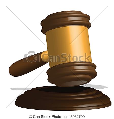 Wooden Gavel To Judges On White    Csp5962709   Search Clip Art    