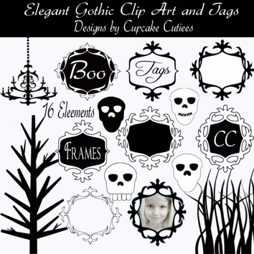 Back   Gallery For   Gothic Border Clip Art