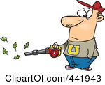 Blower Clipart 441943 Royalty Free Rf Clip Art Illustration Of A