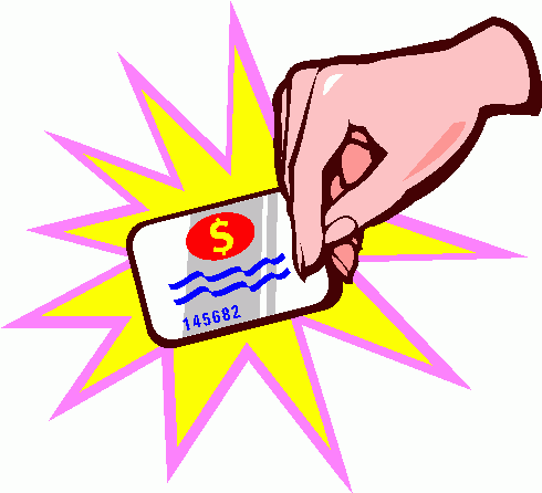 Credit Card In Hand Clipart   Credit Card In Hand Clip Art